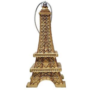 Eiffel Tower Paris Christmas Ornament